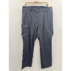 NWT Cintas Tactical Pant Mens 36R Dark Gray Cargo Pockets Utility Workwear Retro